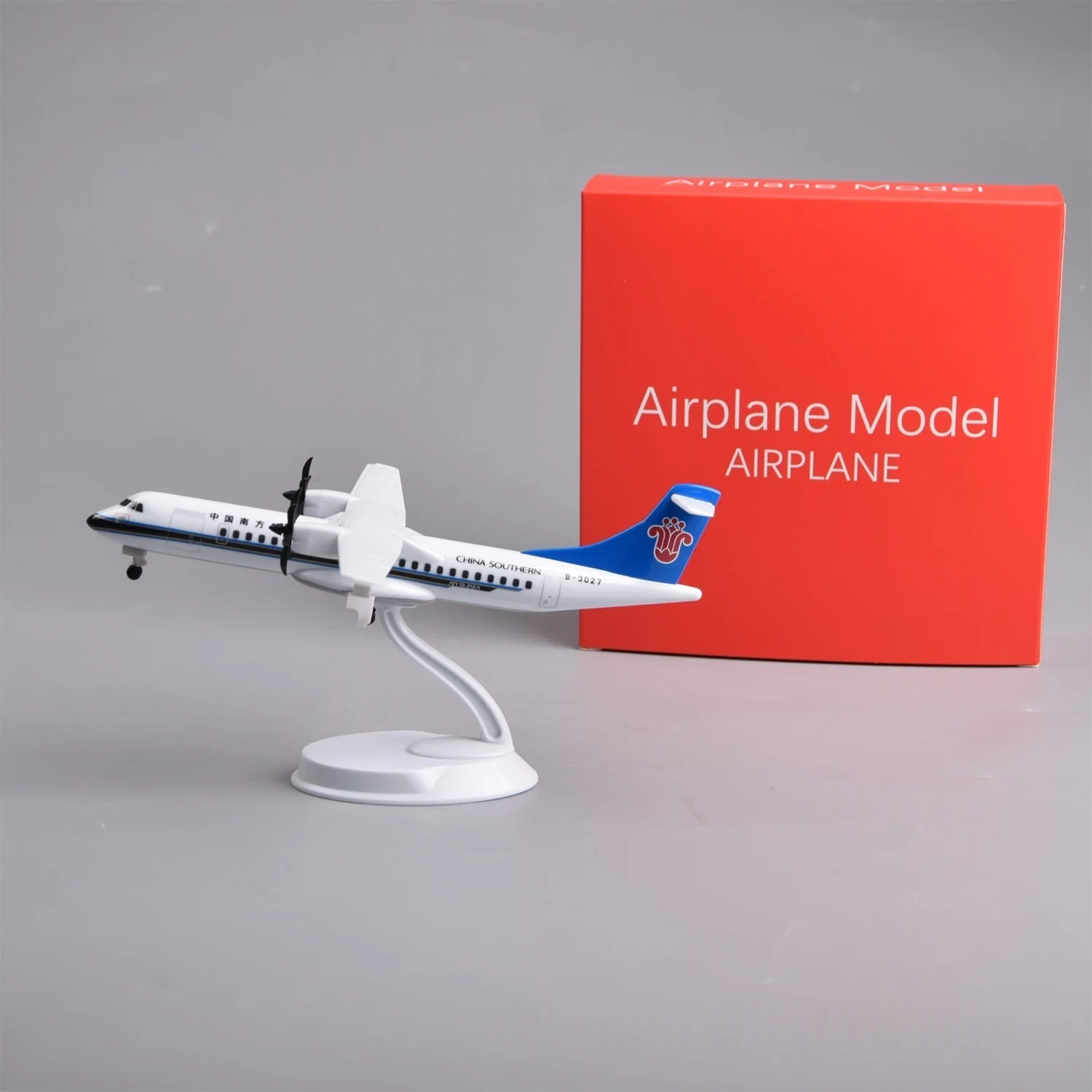 20cm Scale Airplanes Model Kit China Southern ATR Airlines ABS For Adults Plastic Decoration Gift For Collections And Displays