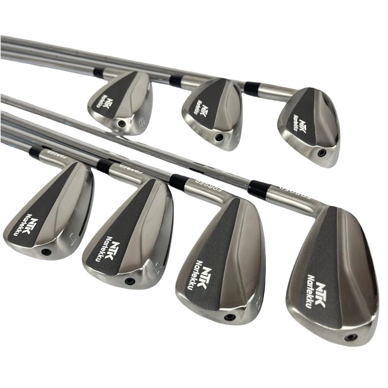 Nartekku Hot Sale Left-handed Golf Iron Set(4/5/6/7/8/9/P) with R/S Flex Stainless Steel Shaft Golf Irons 7PCS Set for Men Women