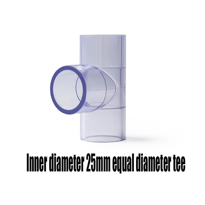 4Pcs 18mm 90 Degree Clear PVC Pipe Elbow Connectors For Aquarium Airline Tubing