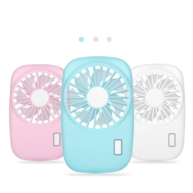 Portable Mini Handheld Wireless Electric Fan USB Rechargeable Desktop Air Conditioner Electric Neck Fan for Camping Outdoor