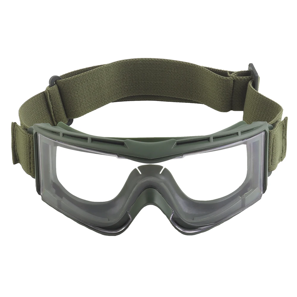 Tactical Goggle Set Headgear Mode Windproof,Strong Light,Sun-Proof Tactical Safety Goggles,For Hunting Airsoft Shooting Skiing