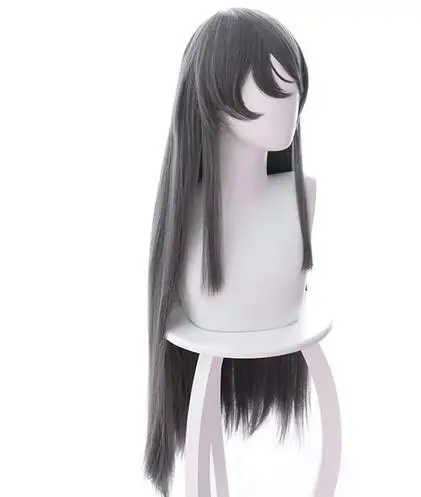 Anime Akemi Homura Cosplay Wigs Costume Fighting Wig Magical Girl Puella Magi Madoka Magica Homura Akemi Cosplay Halloween Wigs