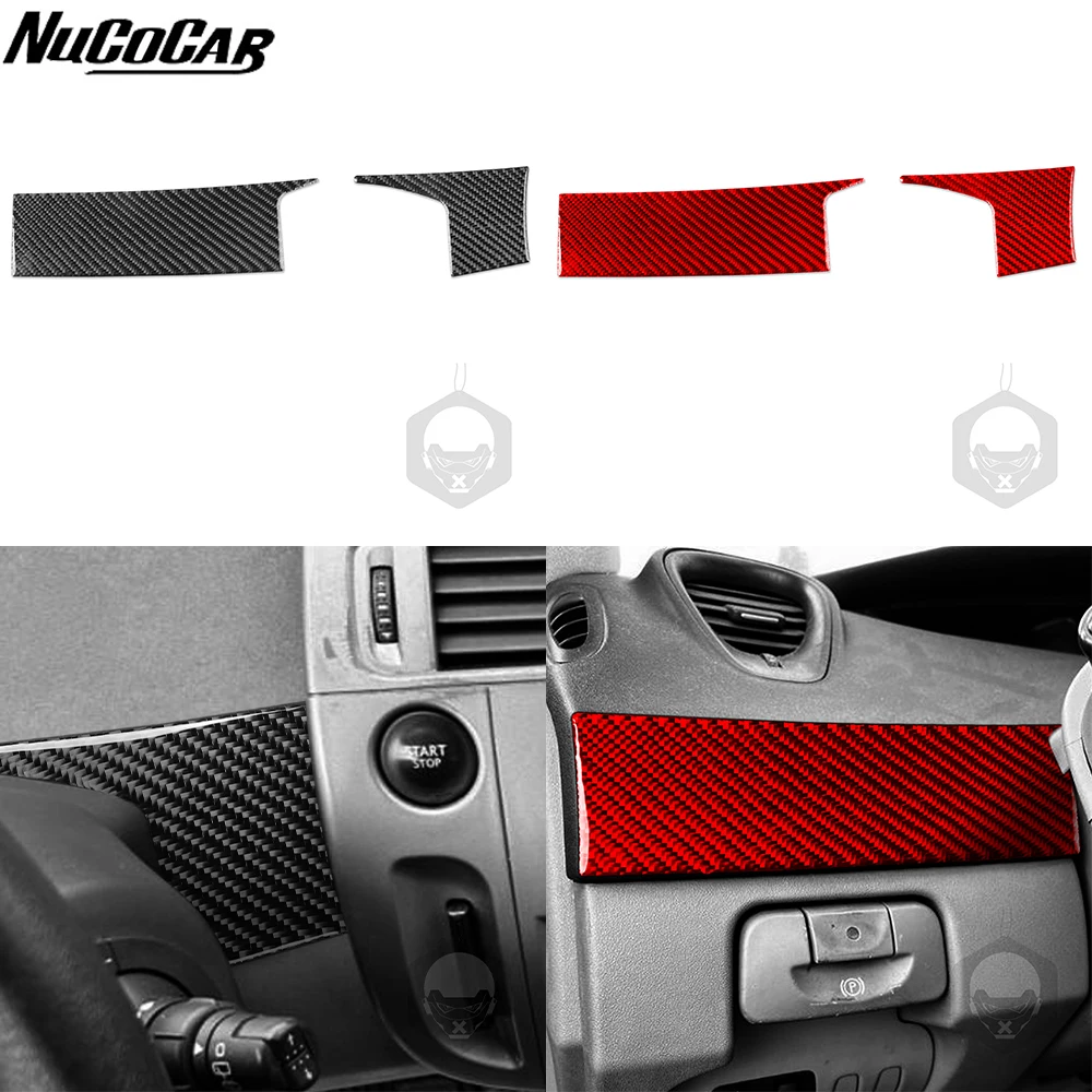 

Для Renault Scenic 2003-2009: накладка на боковую панель рулевого колеса из углеродного волокна, аксессуары для автомобиля, декоративные наклейки для интерьера