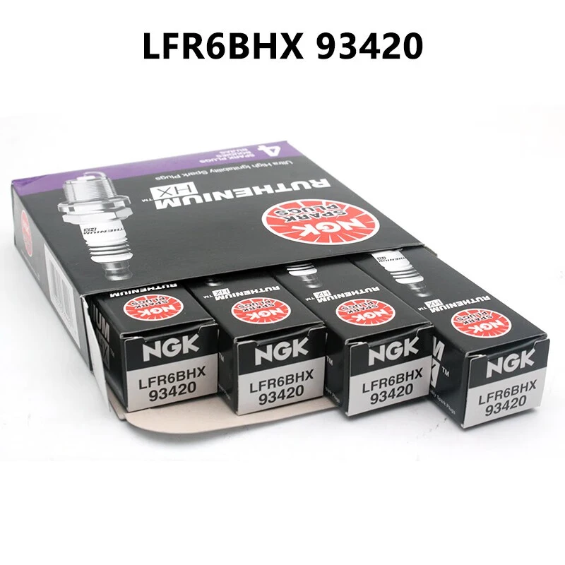 

4pcs Original Ruthenium Spark Plug LFR6BHX 93420