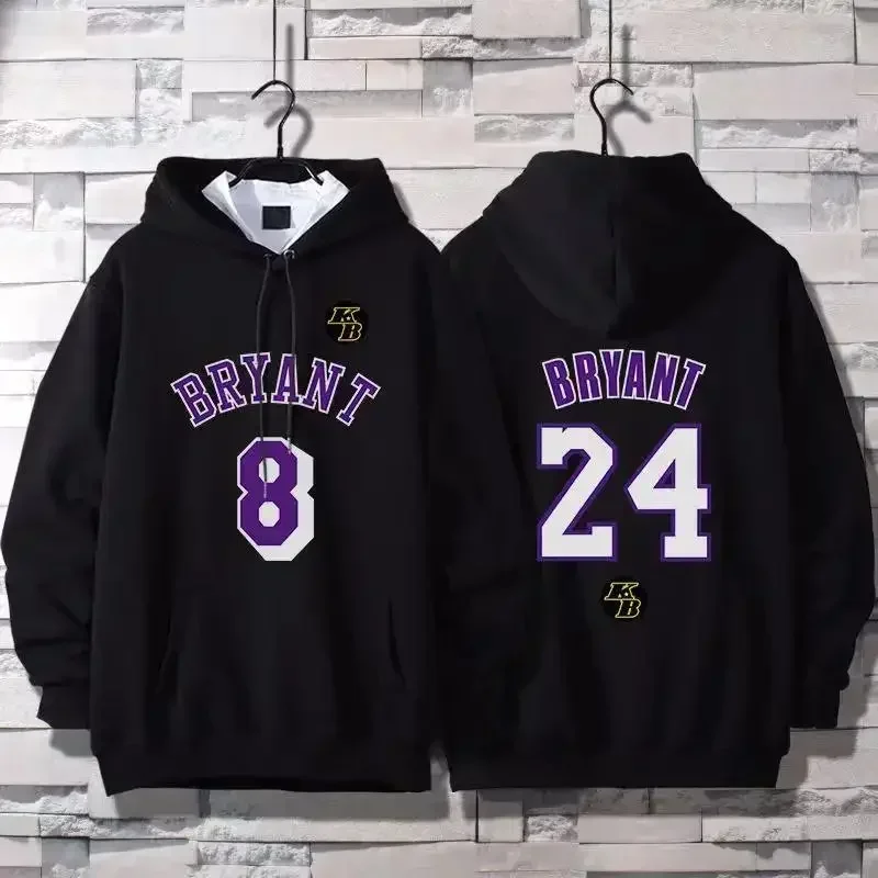 NBA Basketball Men's Hoodie Mamba Noir Hoodies Men Women Streetwear Pullover Harajuku Classic Simple Hoodies Sweatshirt Clothes