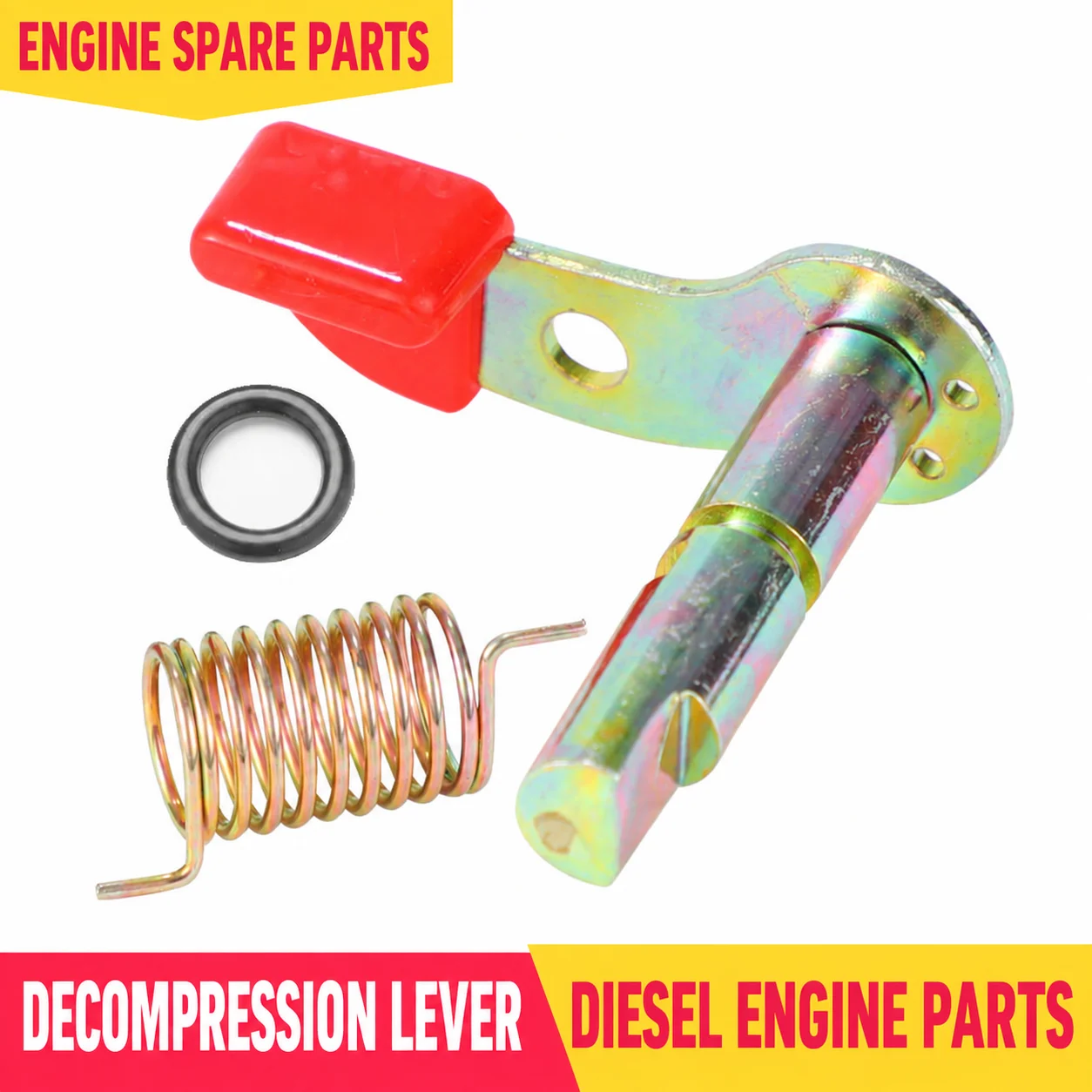 173F 186 188 192F 195F Decompression Valve Shaft for Air Cooled Diesel Engine Generator Tiller Replacement Parts