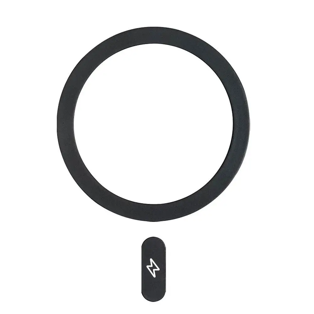 Металлический магнитный магнит для MagSafe для iPhone 15, 14, 13, Pro Max, магнитная наклейка для беспроводной зарядки, автомобильный держатель, магнитный R4F5