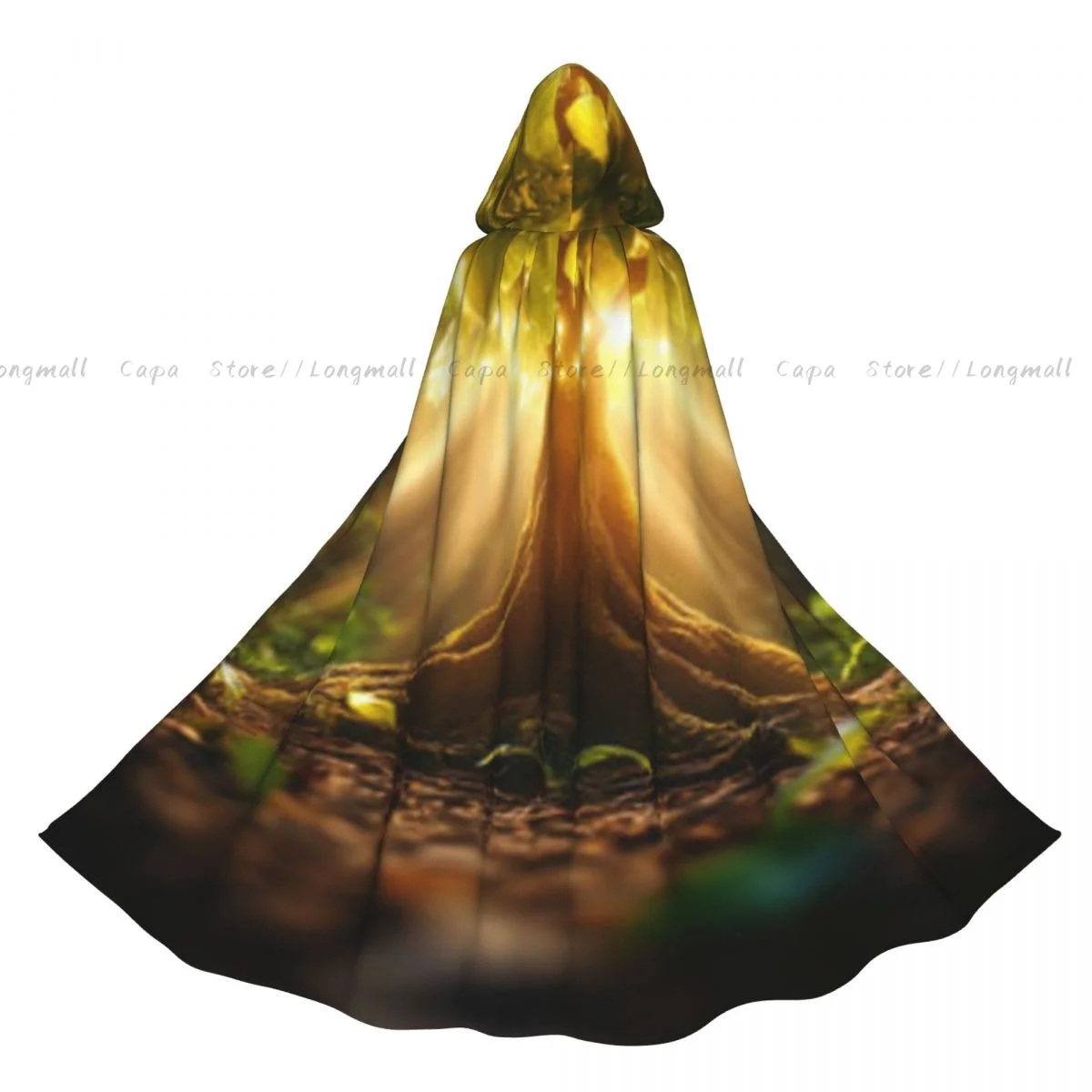 

Witch Cloak Beauty Of The Enchanting Luminescent Tree Halloween Cosplay Costume Unisex Adult Cloak Retro Ages Cape