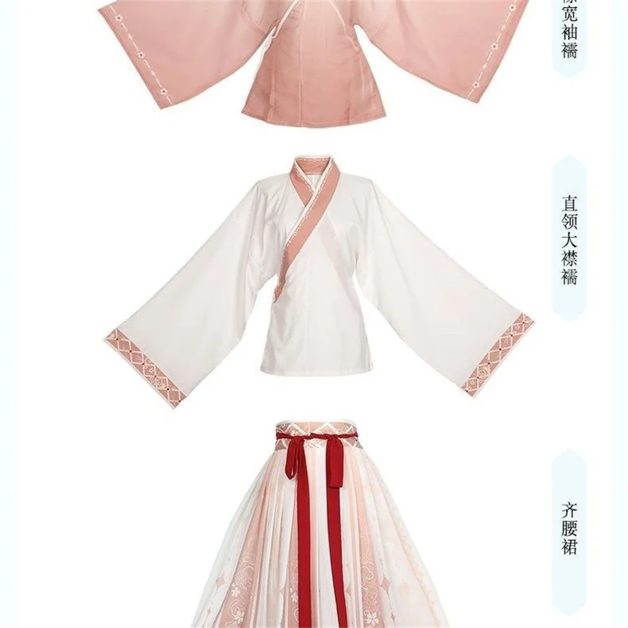 Vestido tradicional chinês para mulheres roupas de fadas hanfu moda roupas estilo étnico bordado festa palco mostrar cosplay