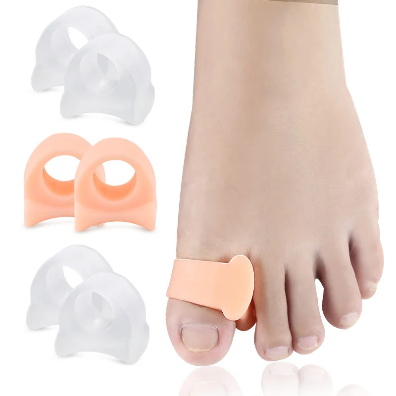 Pexmen 2/4Pcs Hammer Toe Corrector Hammertoe Straightener For Curled Crooked Bent Claw Toes Stop Toe Overlap And Rubbing