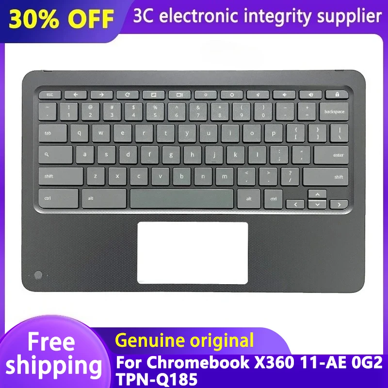 

L01240-001 US Keyboard for Chromebook X360 11-AE 0G2 TPN-Q185 Original New Laptop Upper Palmrest Top Case keyboard Replacemet
