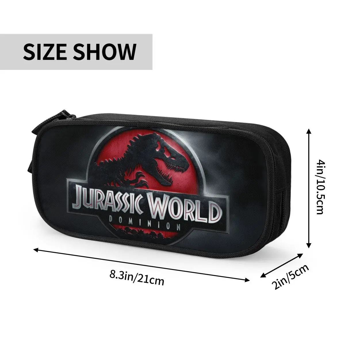 Cute Jurassic Park Pencil Cases for Boys Gilrs Large Storage Ancient Animal Pencil Box School Accessories