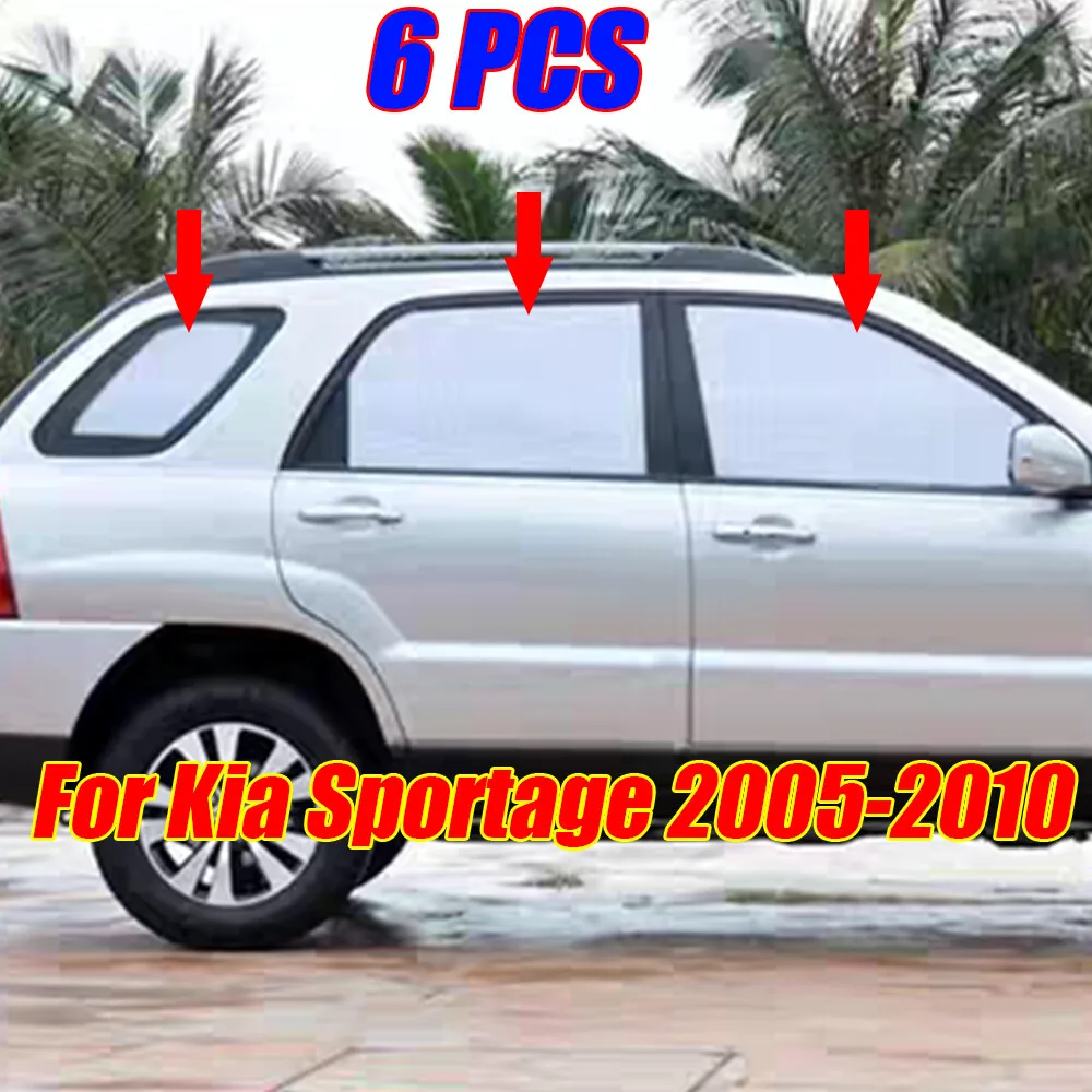 

For Kia Sportage2005-2010 Side Window Windshield Privacy Interior Sunshade 6Pcs