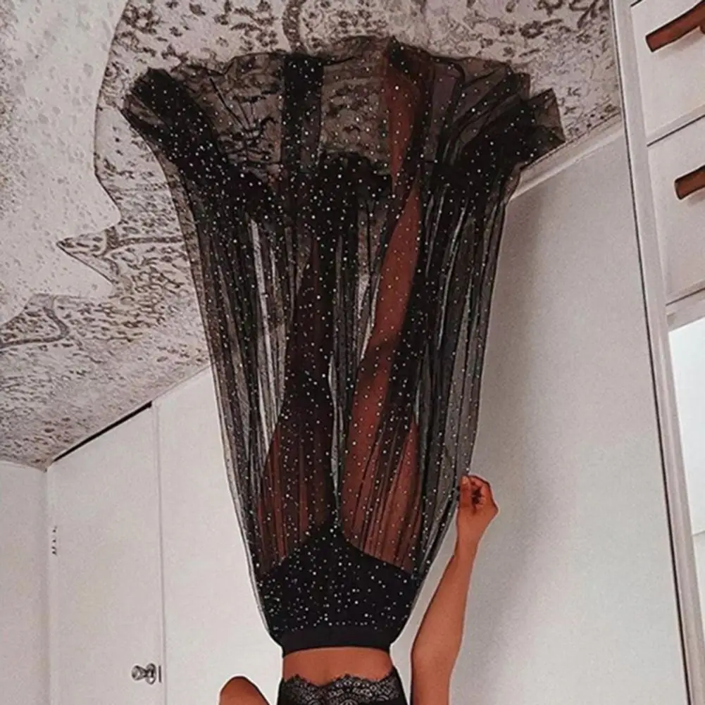 

2025 Vest Skirt Set High-waisted Skirt Elegant Lace Mesh Maxi Skirt Rhinestone Detailing for Nightclub Wear High Waist for A