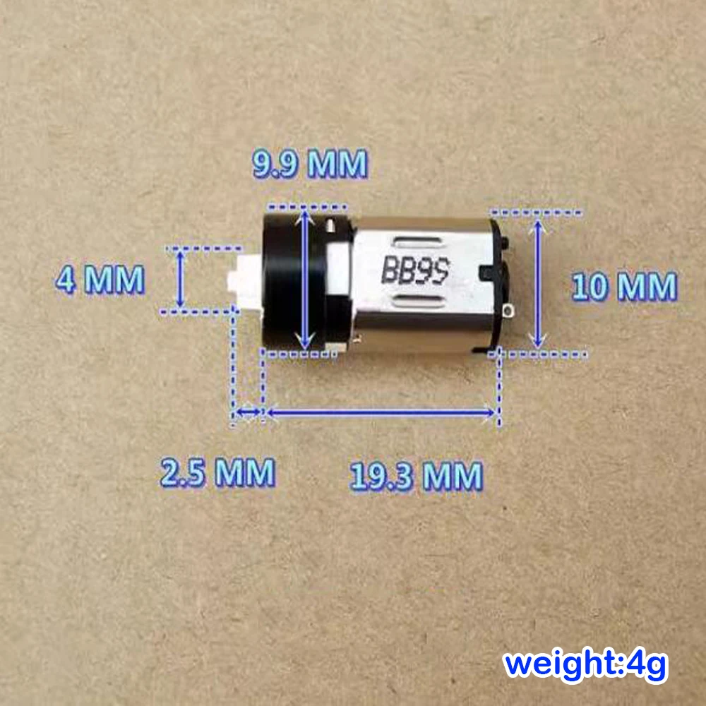 Mini 10mm N10 Planetary Gear Motor Precious Metal Brush DC 3V 3.7V 5V 120RPM Mini Precision Gearbox Robot Arm Smart Lock Model