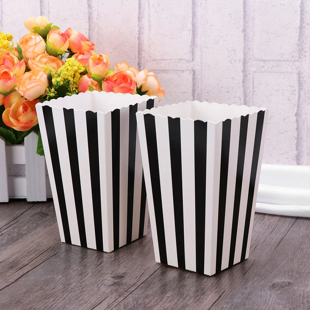 32 Pcs Popcorn Carton Container Party Buckets Paper Movie Theme Supplies Decorations Boxes