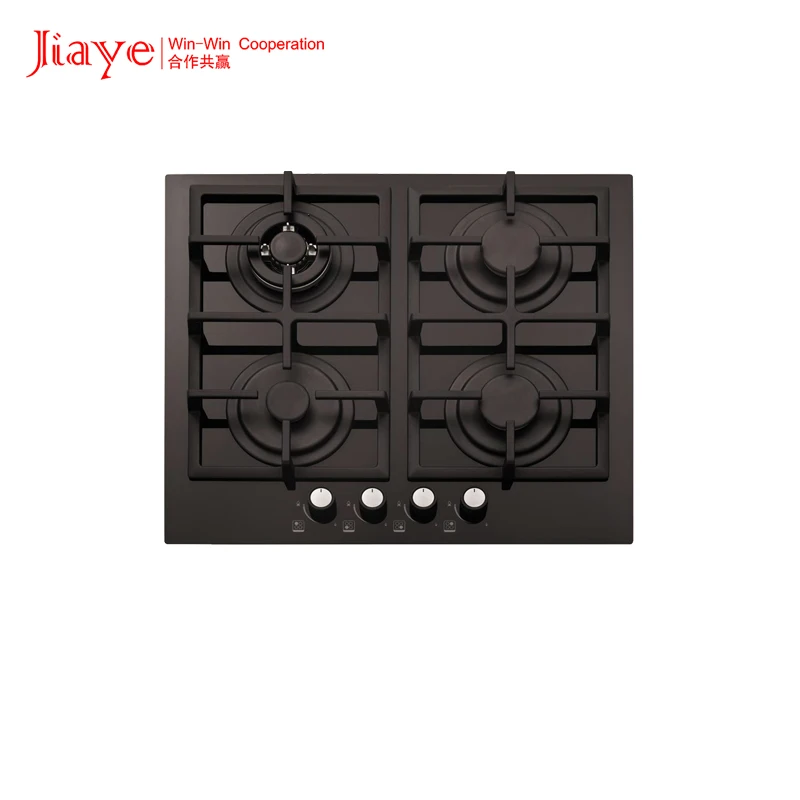 New Arrival Fashion Wholesale Best Price Attractive Design 4 Burners Tempered Glass Built In Gas Hob Cooktop