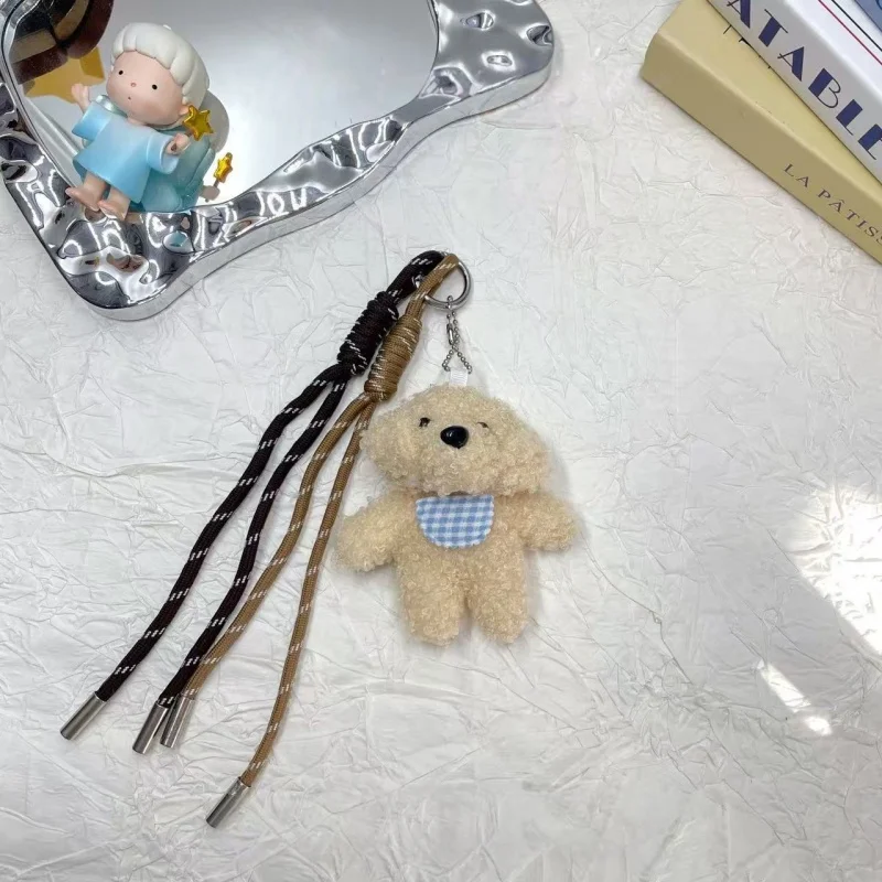 New Fashion Cute Bear Key Chains Kawaii Cartoon Animal Keychain Bag Pendant Car Key Ring Charm DIY Clothing Accessories