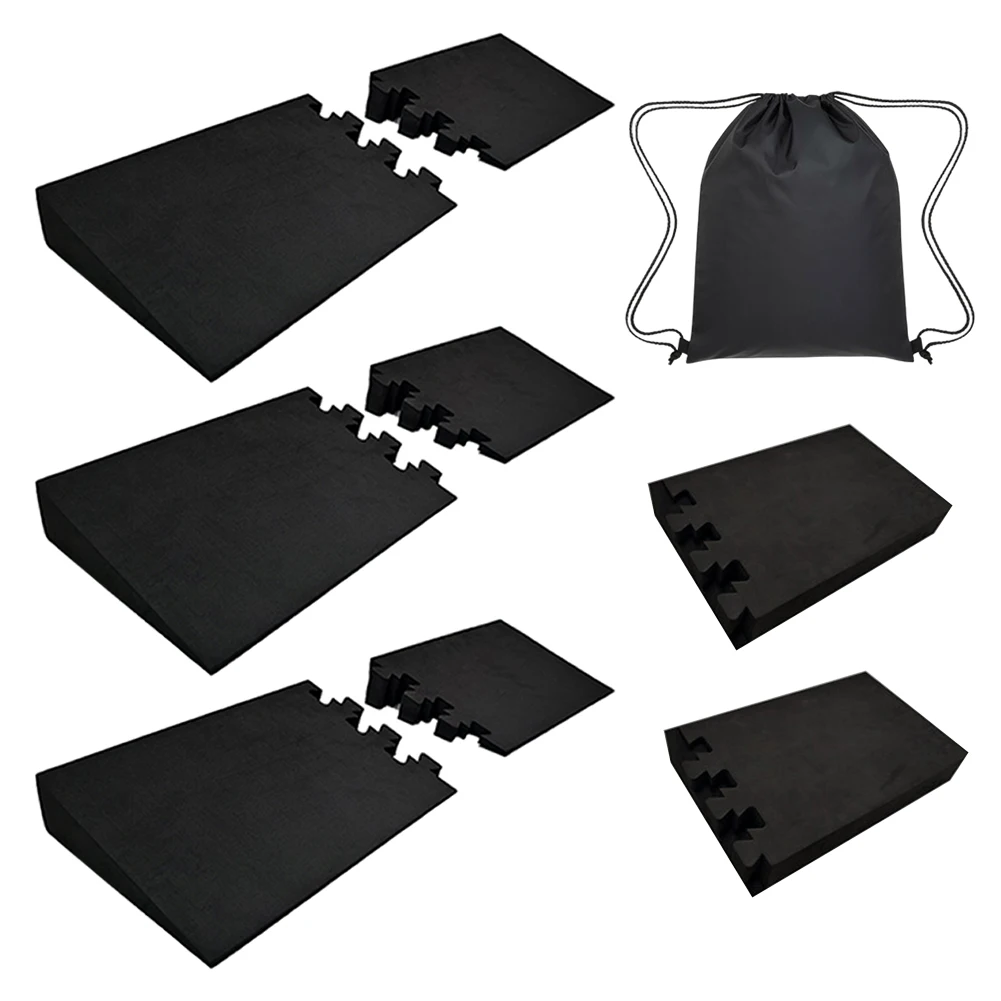 

Многофункциональный клин для приседаний и подъема икр, регулируемый, нескользящий, для растяжки стоп и икр, для домашнего спортзала