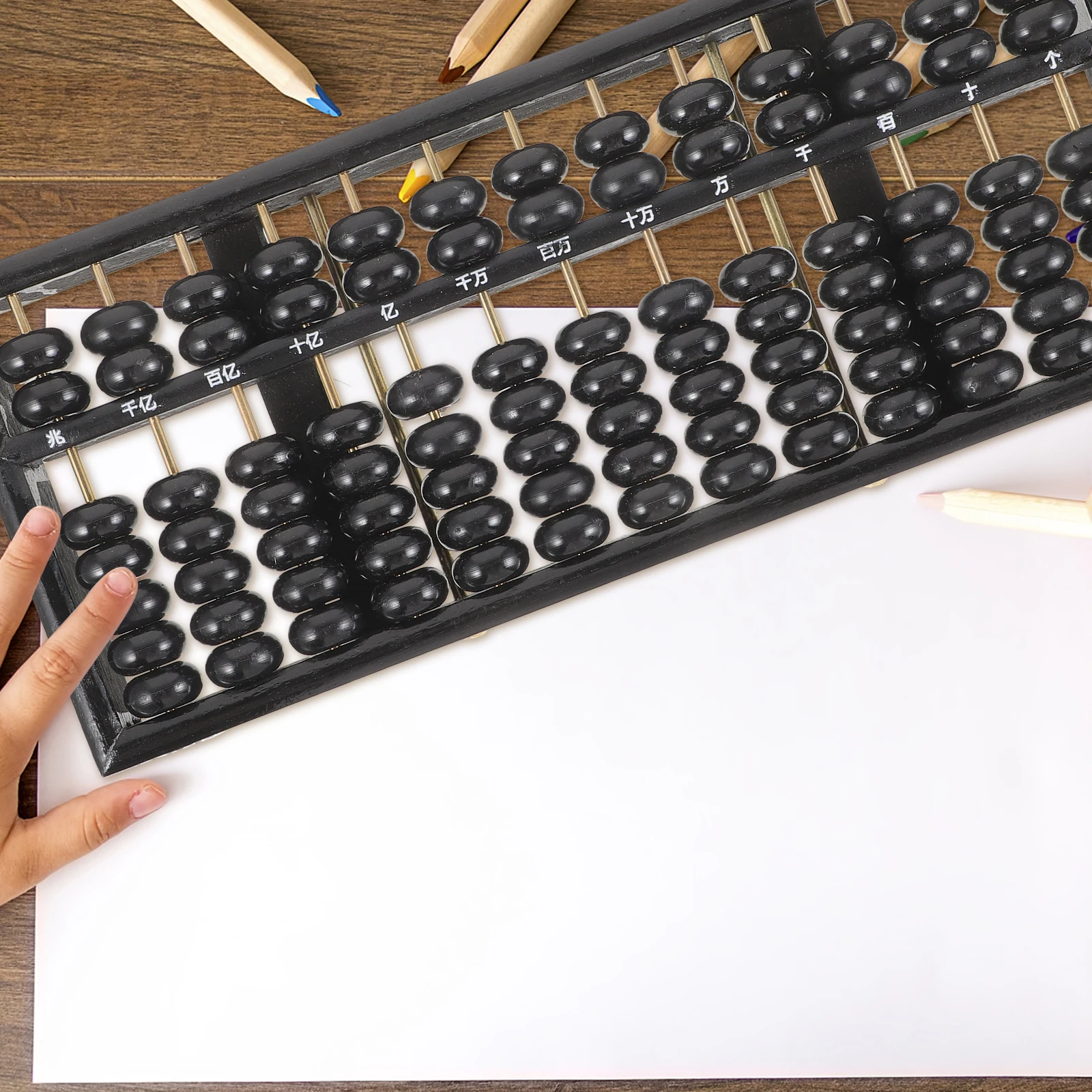 13 linhas 7 contas crianças ábaco moldura de madeira haste de metal matemática brinquedo material escolar ferramenta de aprendizagem aritmética quadro de contagem de madeira