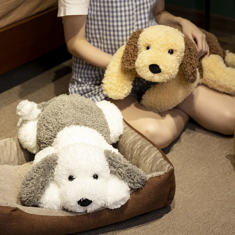 

Cute Plushies Kawaii Puppy Long Haired Dog Plush Toys Stuffed Animal Doll Baby Sleep Pillow Kids Birthday Gift Child Girl Xmas