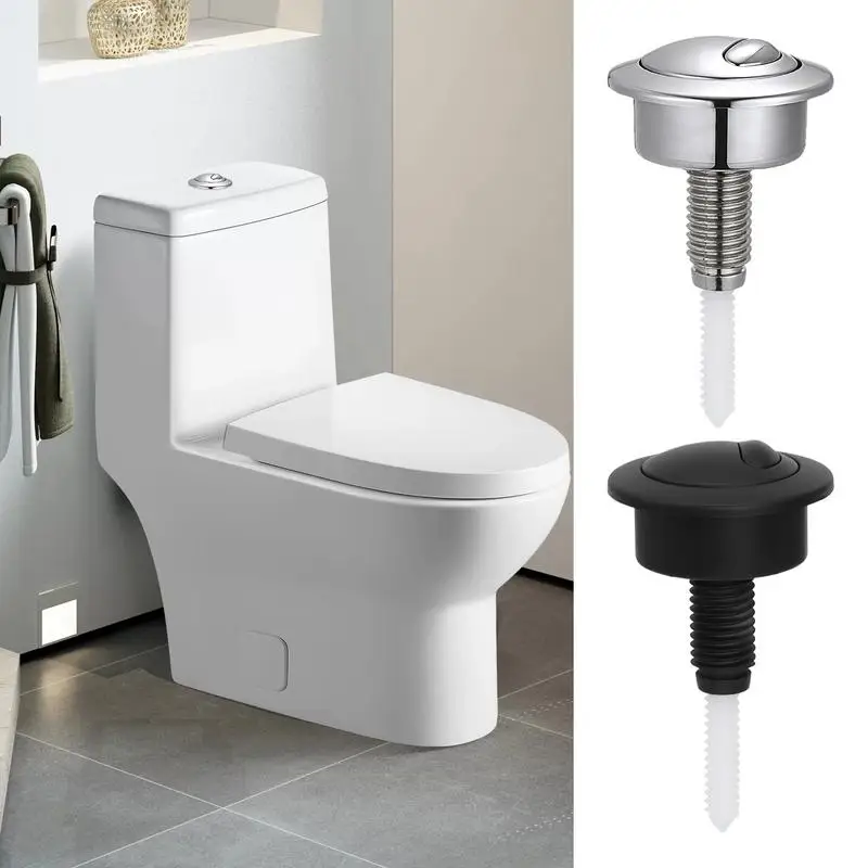 Double Flush Toilet Cistern Button ABS Toilet Push Button Replacement Toilet Accessories Flush Tank For Most Bathroom Toilets