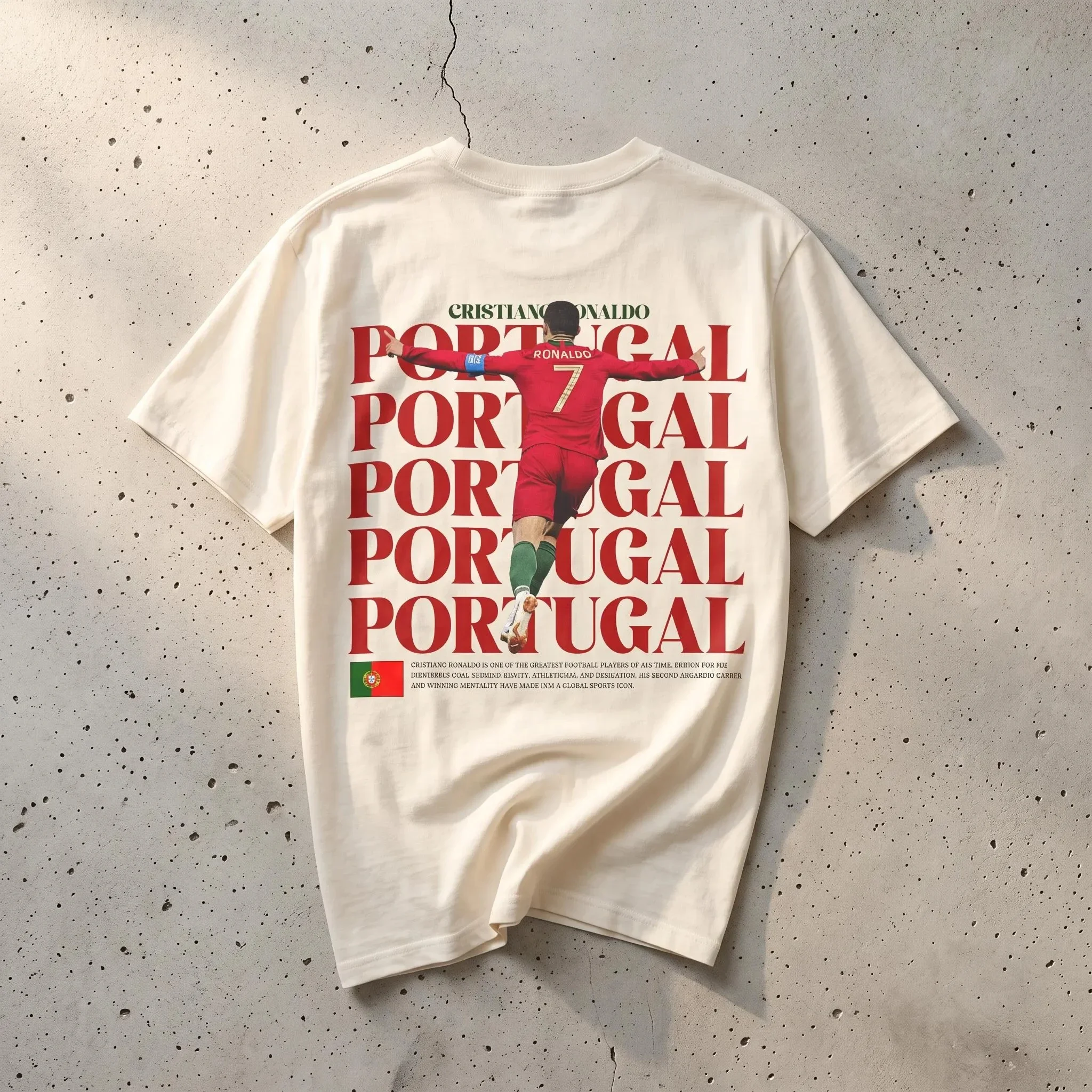 Kaos Sepak Bola Grafis CR7 Por - Women'S Fashion Portugal ulasan dan harga