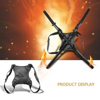 เข็มขัดดาบคู่หนังเทียมสำหรับผู้ชาย, ชุดคอสเพลย์ใส่หลังซองใส่ปืนพกฮาโลวีน