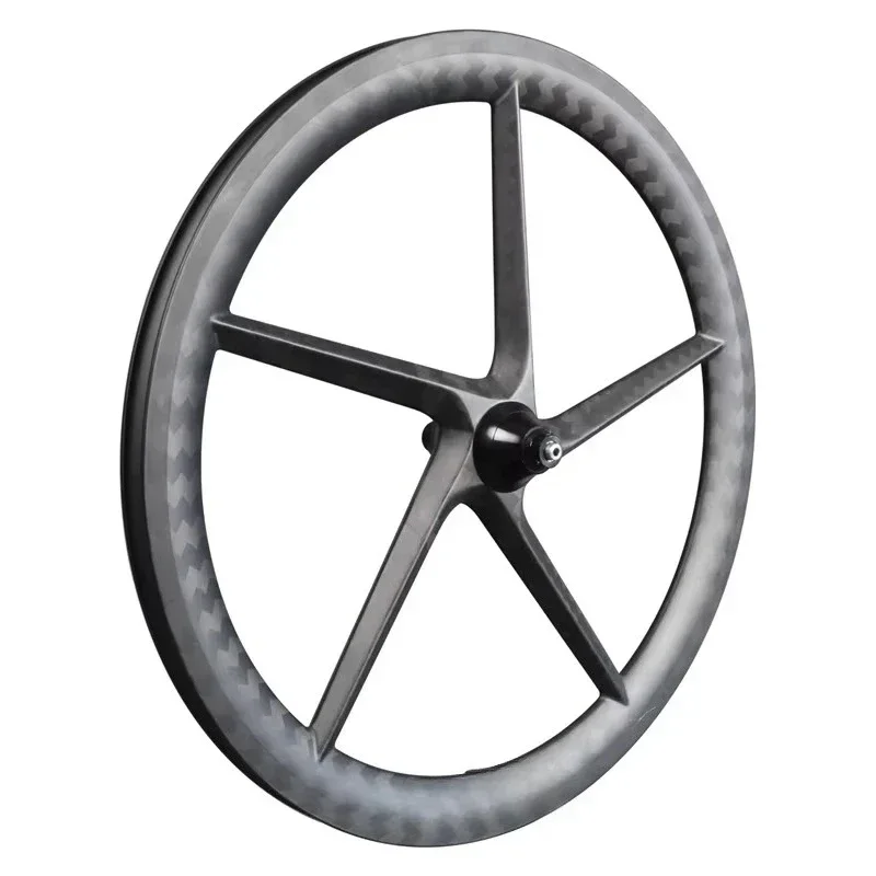 Full Carbon Five Spoke UD/3K/12k Matte/Smooth V Brakes/Disc Brakes Bicycle Wheels for Folding Bikes