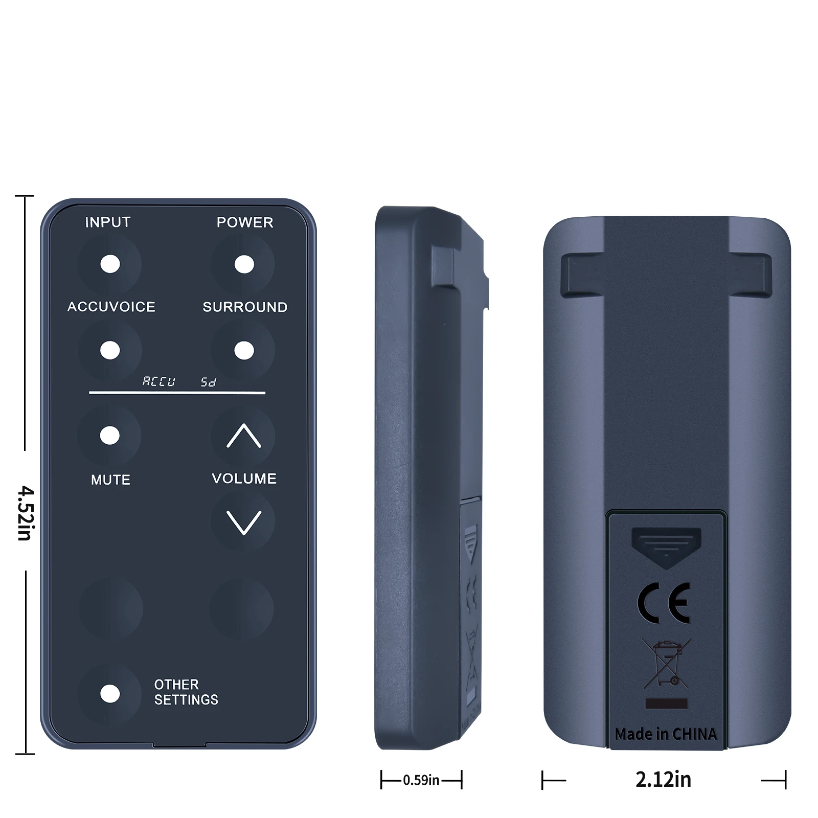 جهاز تحكم عن بعد جديد لمكبر الصوت التلفزيوني ZVOX AccuVoice AV120