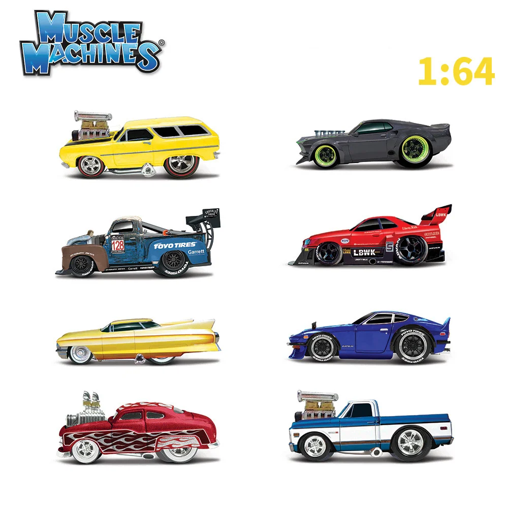 Maisto 1:64 Dodge Ford Chevrolet Shelby Alloy Muscle Sports Car Model Metal Modified Pickup Racing Car Vehicles Model Kids Gifts