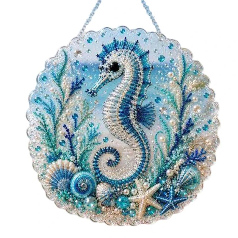 DIY Artificial Sparkling Art Ocean Hanging Accent for Window Balcony Porch Display best sale