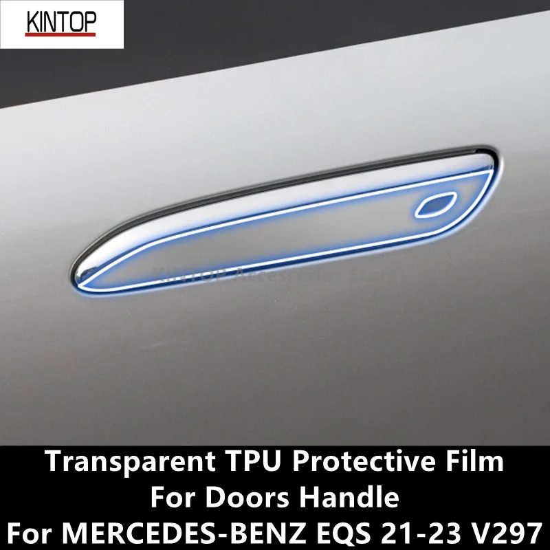 

For MERCEDES-BENZ EQS 21-23 V297 Doors Handle Transparent TPU Protective Film Anti-scratch Repair Accessories Refit