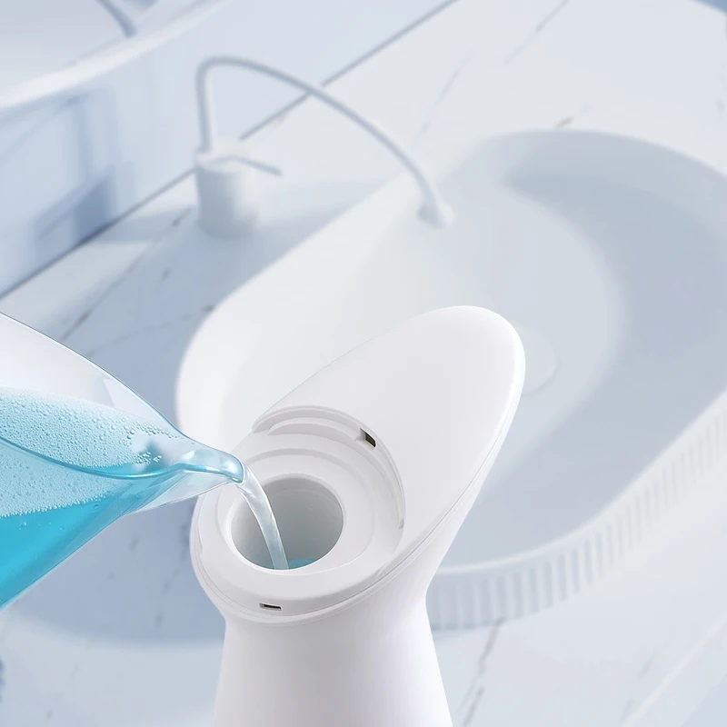 Automatic Sensor Soap Dispenser White High Quality Abs Waterproof Hand Soap Sensor Bathroom Smart Wash Handpiece