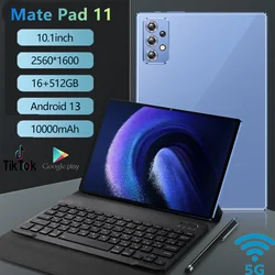 글로벌 버전 메이트 패드 11 태블릿, 안드로이드 13, 10.1 인치, 16GB, 512GB, 5G, 듀얼 SIM, 전화 통화, GPS, 블루투스, 와이파이, GPS 태블릿 PC, 신제품