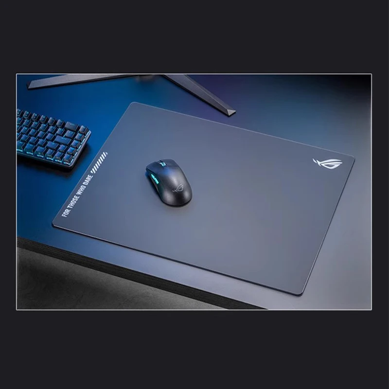 ROG Moonstone ACE L Tempered Glass Gaming Mouse Pad Large Table Pad Impact Resistant Easy to Clean FPS Gamer PC   Accessories