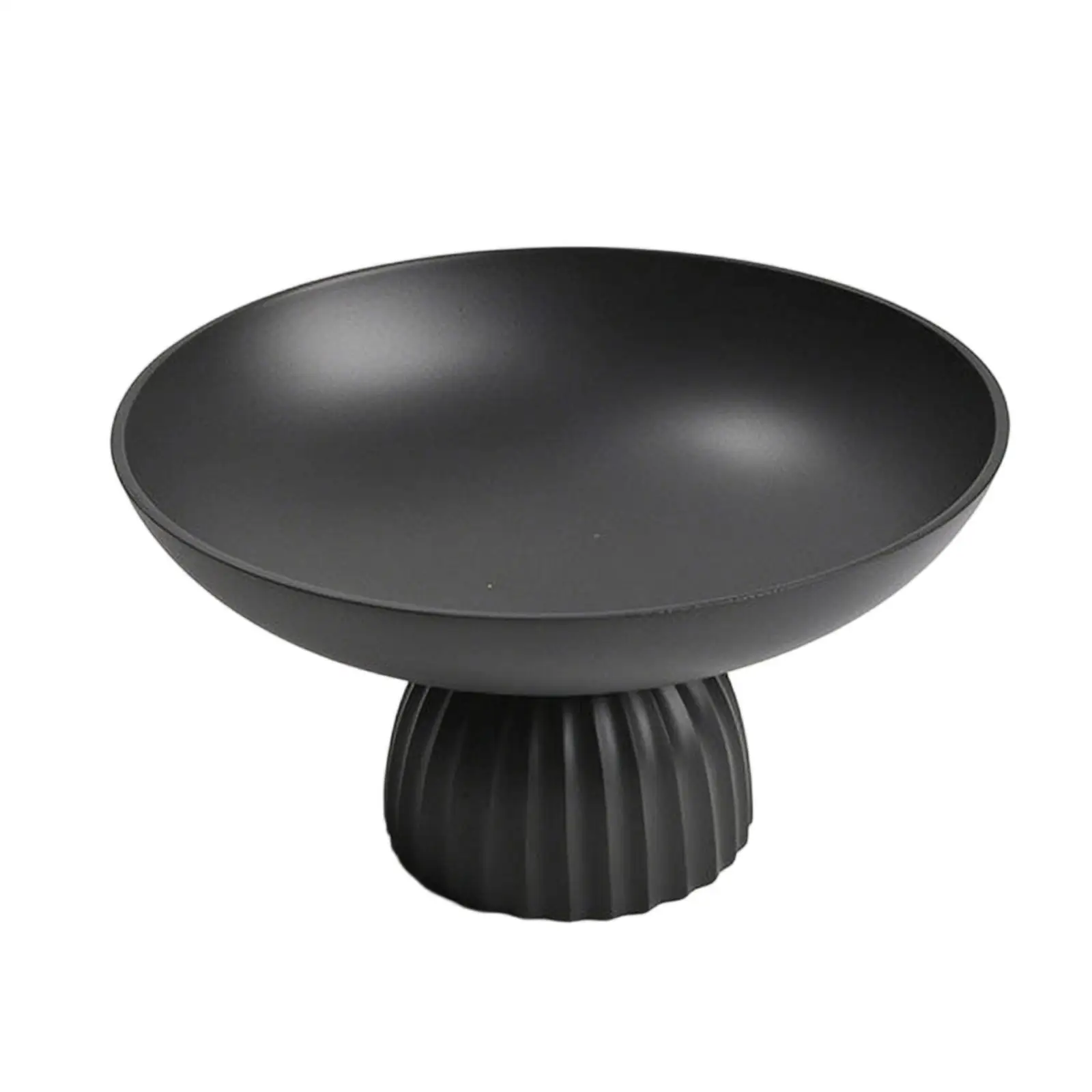 Pedestal Fruit Tray Sculptural Fruit Bowl with Pedestal Modern Decorative Centerpiece Bowl for Dining Table, Living Room,