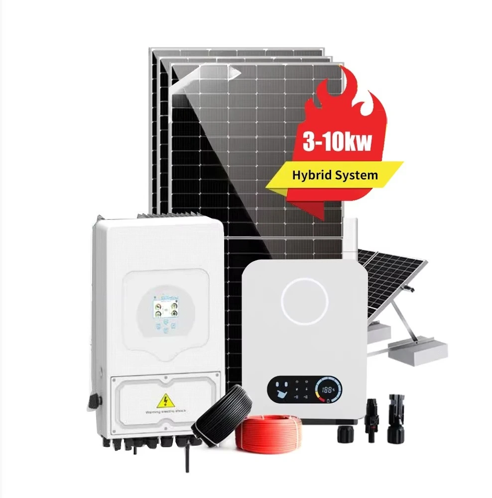 

Hybrid 3kw 5kw 8kw 10kw 15kw 20kw on Grid Hybrid System 5kw 10kw 20kw Solar Complete House Solar Power System