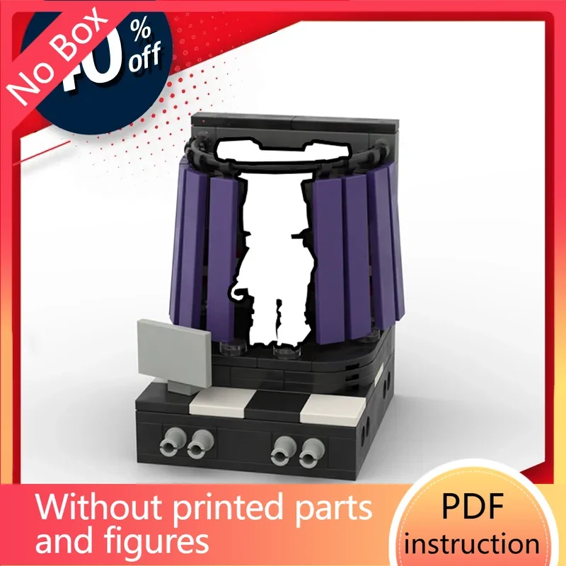 

horror game toys bear action figures Bunny characters security office restaurant show stage horror game scenes building blocksCh