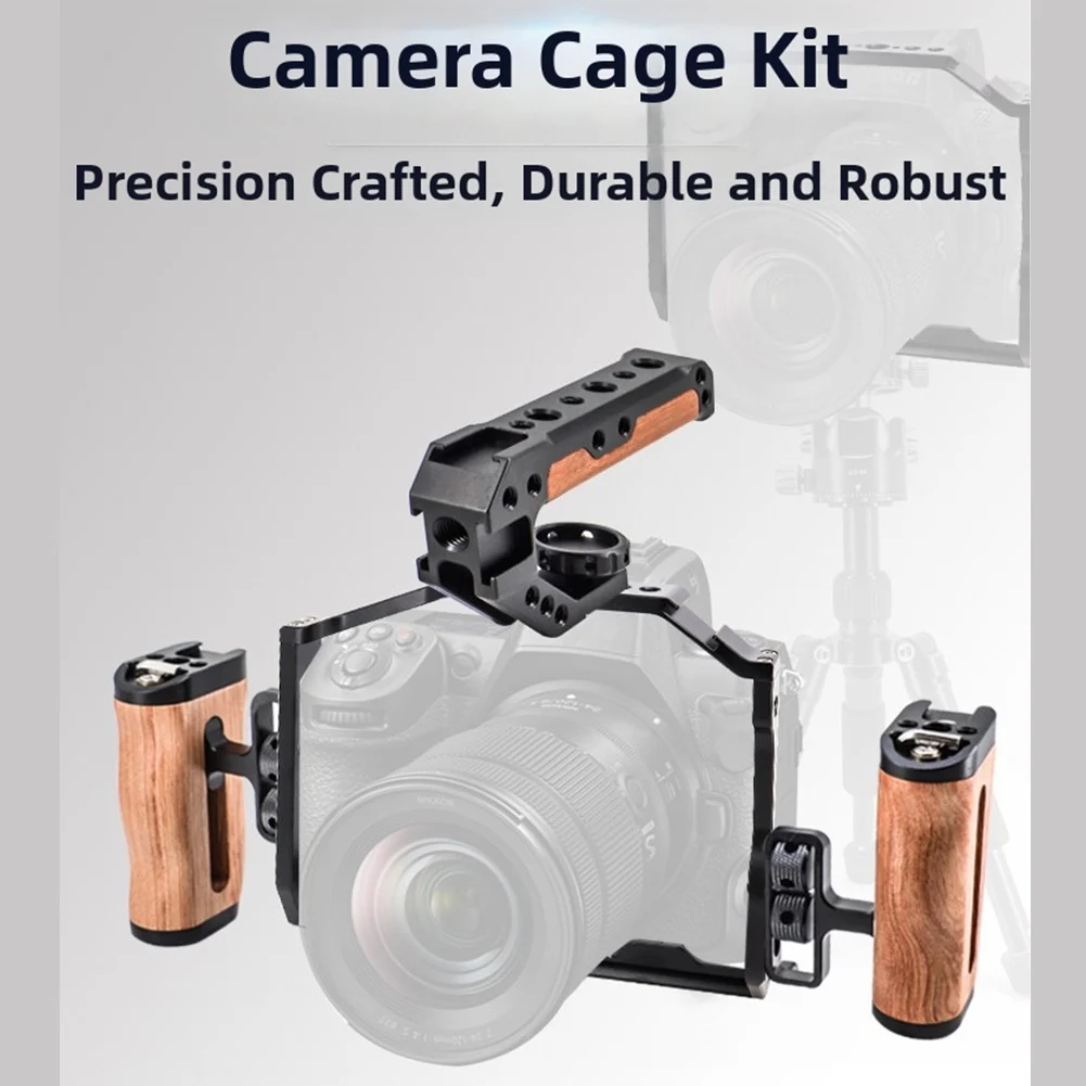 

Клетка для камеры Nikon-Z8, набор клеток для камеры, металлическая защита, универсальная расширямость, профессиональные эстетические детали для расширения камеры