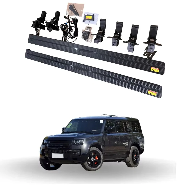 

Автоматическая электрическая боковая педаль из алюминиевого сплава, автомобильные аксессуары для Defender 90 110 130