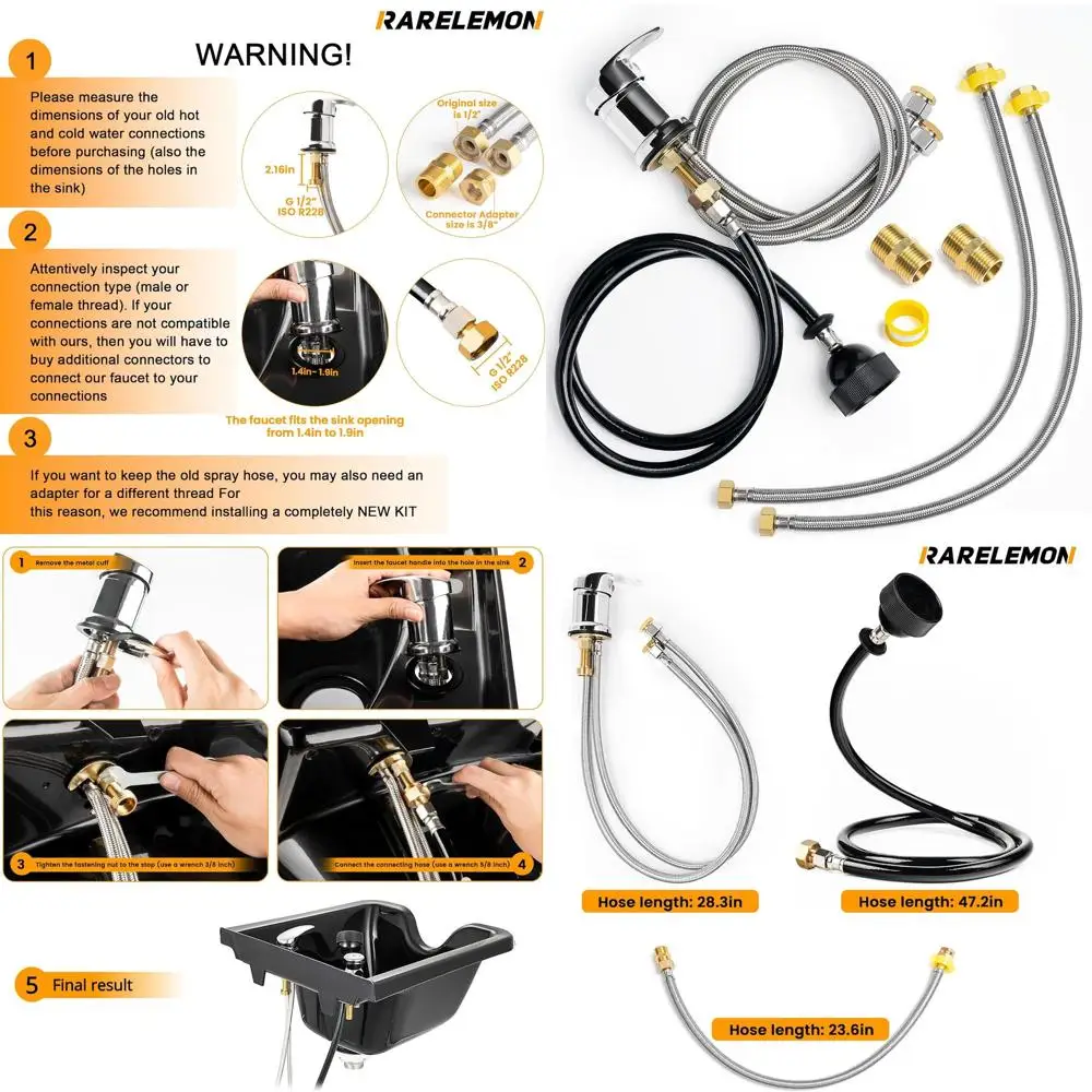 

Upgraded Salon Shampoo Sink with Faucet, Sprayer, Vacuum Breaker, and Flexible Hoses