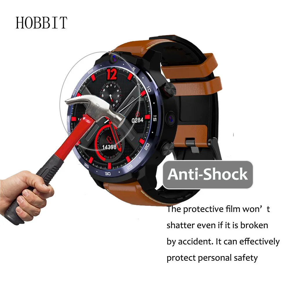 Confezione da 3 per LEMFO LEM12 1.6 pollici LEM13 LEM14 LEM15 Smart Watch pellicola salvaschermo pellicola PET p2 12 13 14 15 pellicola HD trasparente Anti-shock