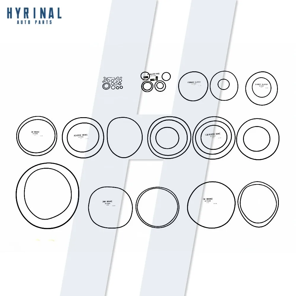 A750F A750E Automatic Transmission Repair Sealing Ring Kit Rebuild Gasket Fit O-rings for TOYOTA PRADO LAND CRUISER
