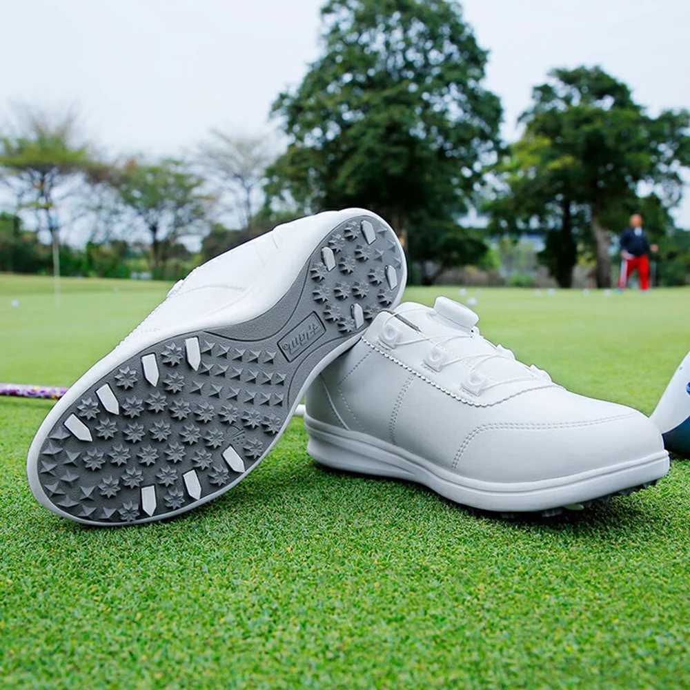 

PGM Golf Sneakers Women's Waterproof Casual Comfortable Golfers Footwears Non-slip Ultra Lightweight High Bounce Cushioning Shoe