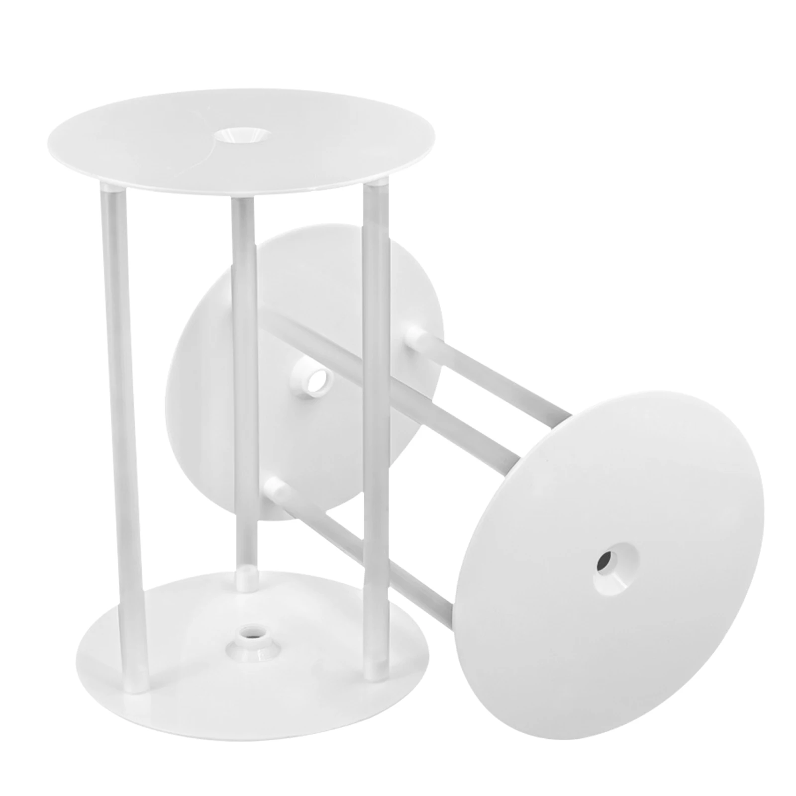 4 Sets Multi-Layer Piling Support Bracket Food Grade Material Stable Dessert Display Stand Simple Design Home Party Use