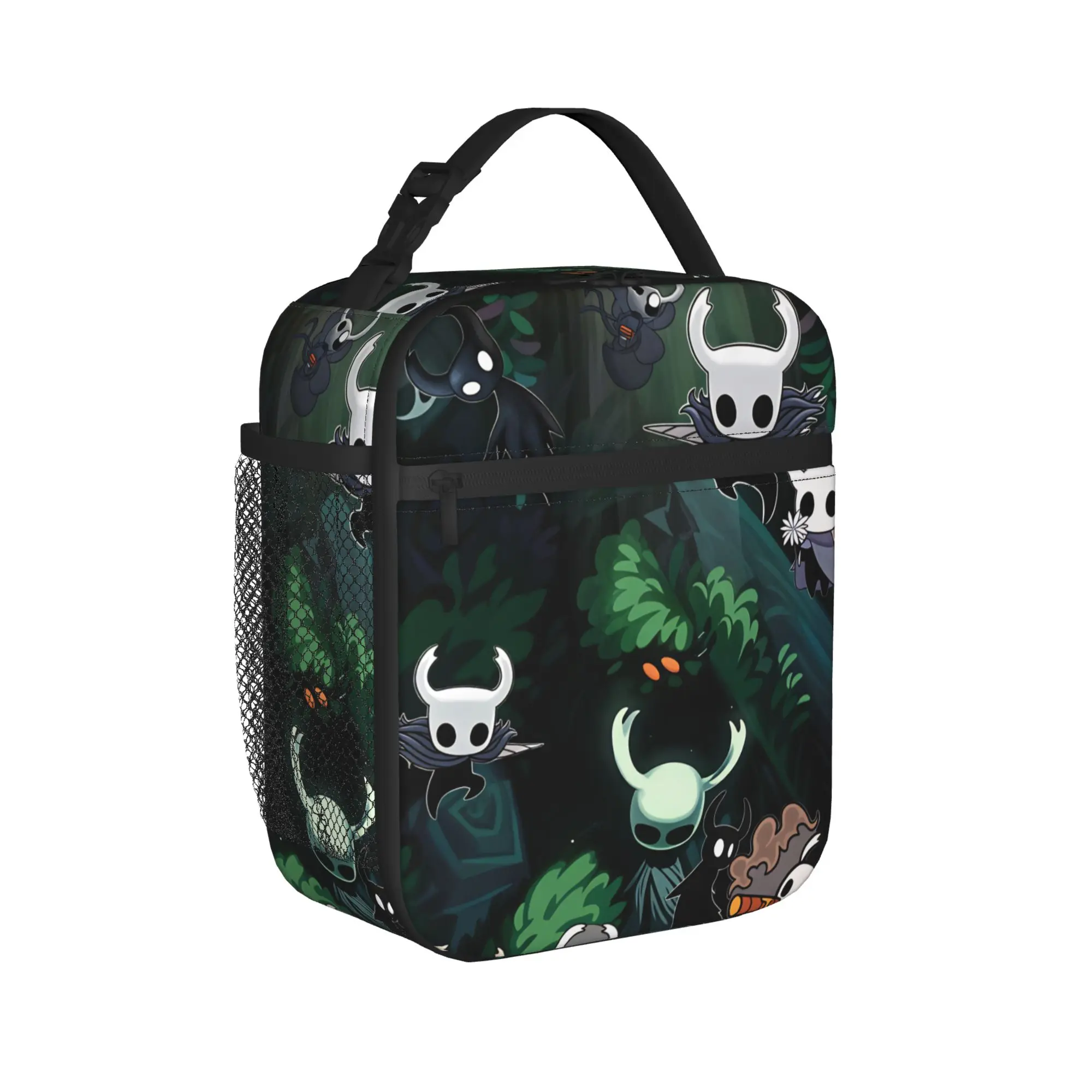 Hornet Hollow Knight Silksong  Lunch Bag Casual School Lunch Box Custom Portable Zipper Tote Food Bags