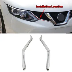 For Nissan Qashqai J11 2014 2015 2016 2017 Chrome Front Center Grill Grille Net Trim Decoration Bezel Sequin Color Refit Sticker