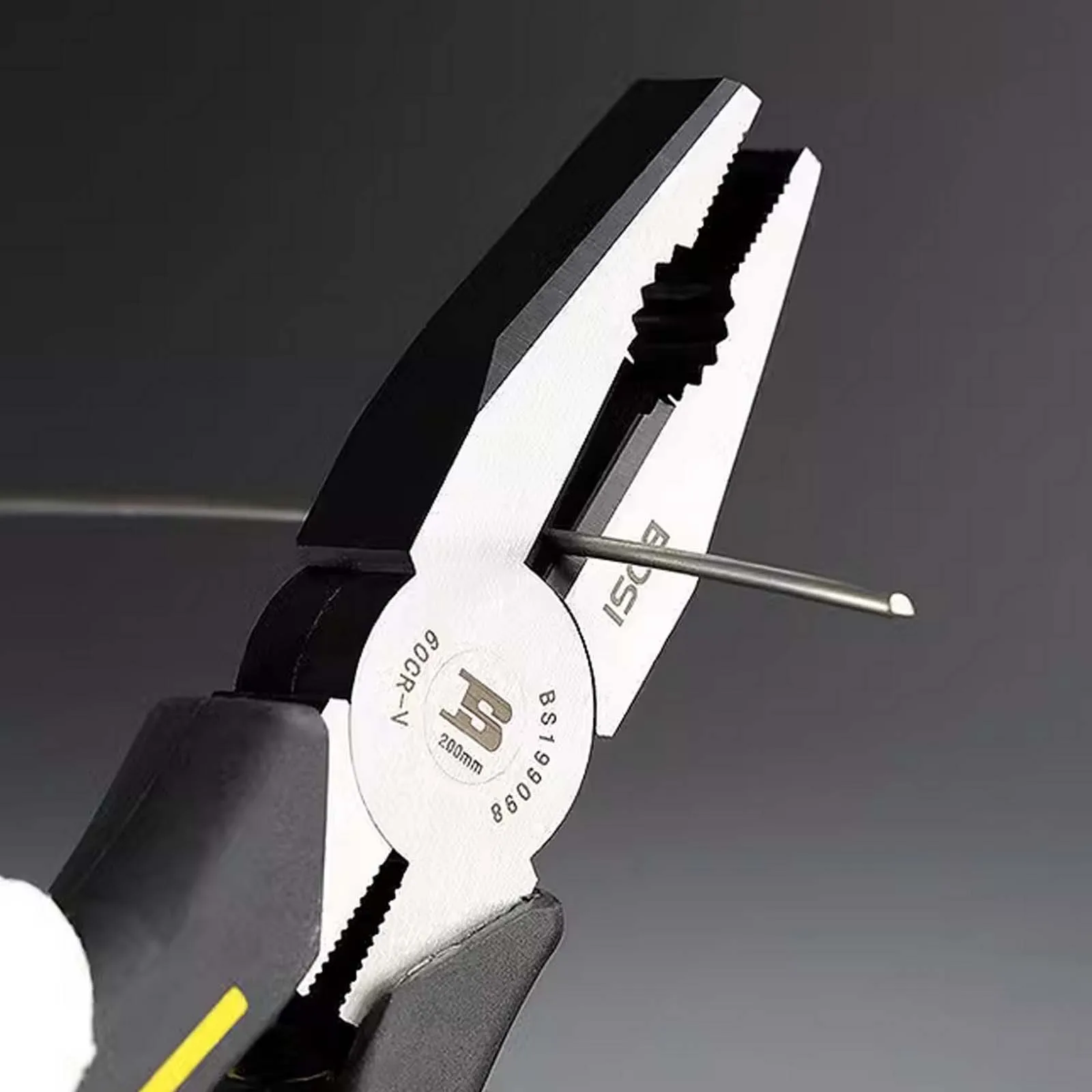 Electrician Wire Cutting Pliers, Industrial Grade Chrome Vanadium Steel Needle-Nosed Diagonal Pliers