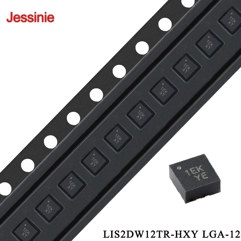 10Pcs/1pc LIS2DW12TR-HXY LGA-12 Three-Axis MEMS Digital Output Accelerometer Chip